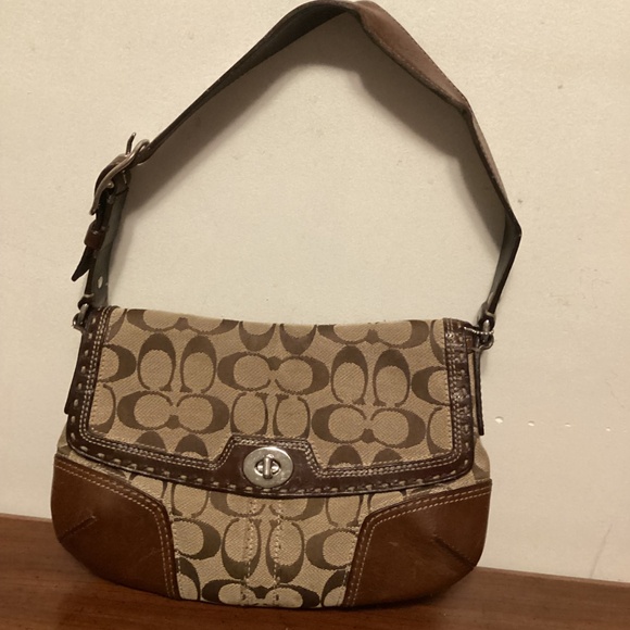 COACH SHOULDER BAG VINTAGE SZ S - Picture 3 of 12